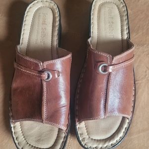 Josef Seibel - The European Comfort Shoe, brown leather size 42 (US 10)